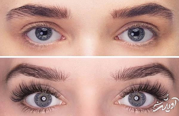 اکستنشن مژه طبیعی